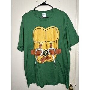 Men Mutant Ninja Turtles T-Shirt Size X-Large Men's Costume with Weapons Raphael